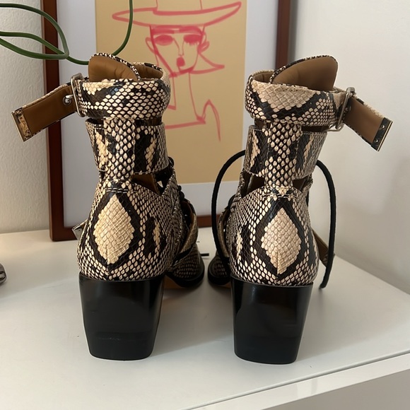 Unworn Chloe Rylee boots in python - Picture 4 of 5